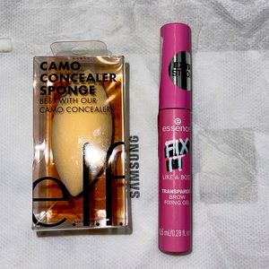 Elf camo concealer sponge and brow fixing gel set